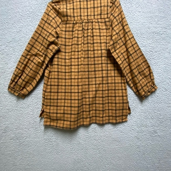 women's Isabel maternity top size XXL brown & black plaid flannel MSRP $28 - Picture 5 of 8